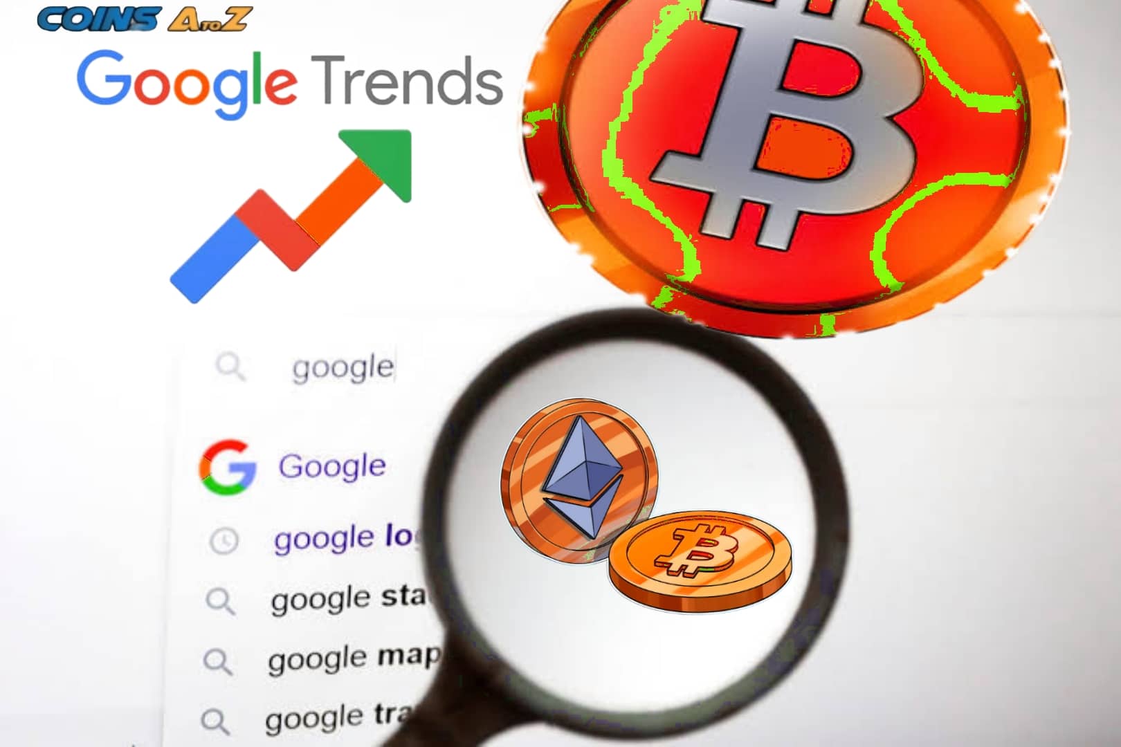 Most Googled Top 5 cryptocurrencies Globally in 2022